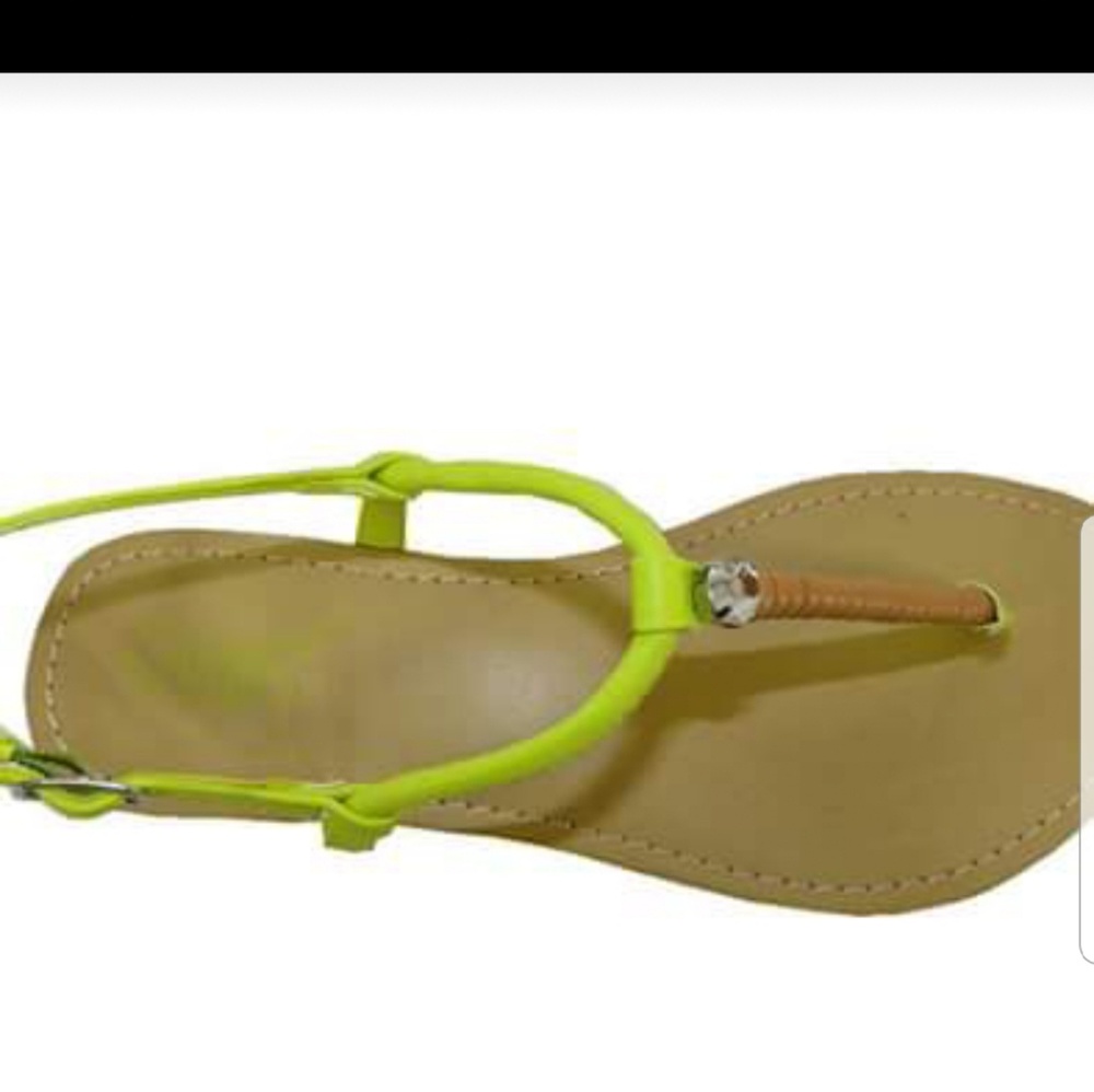 Carlos by Carlos Santana Twist Womens Yellow Gladi